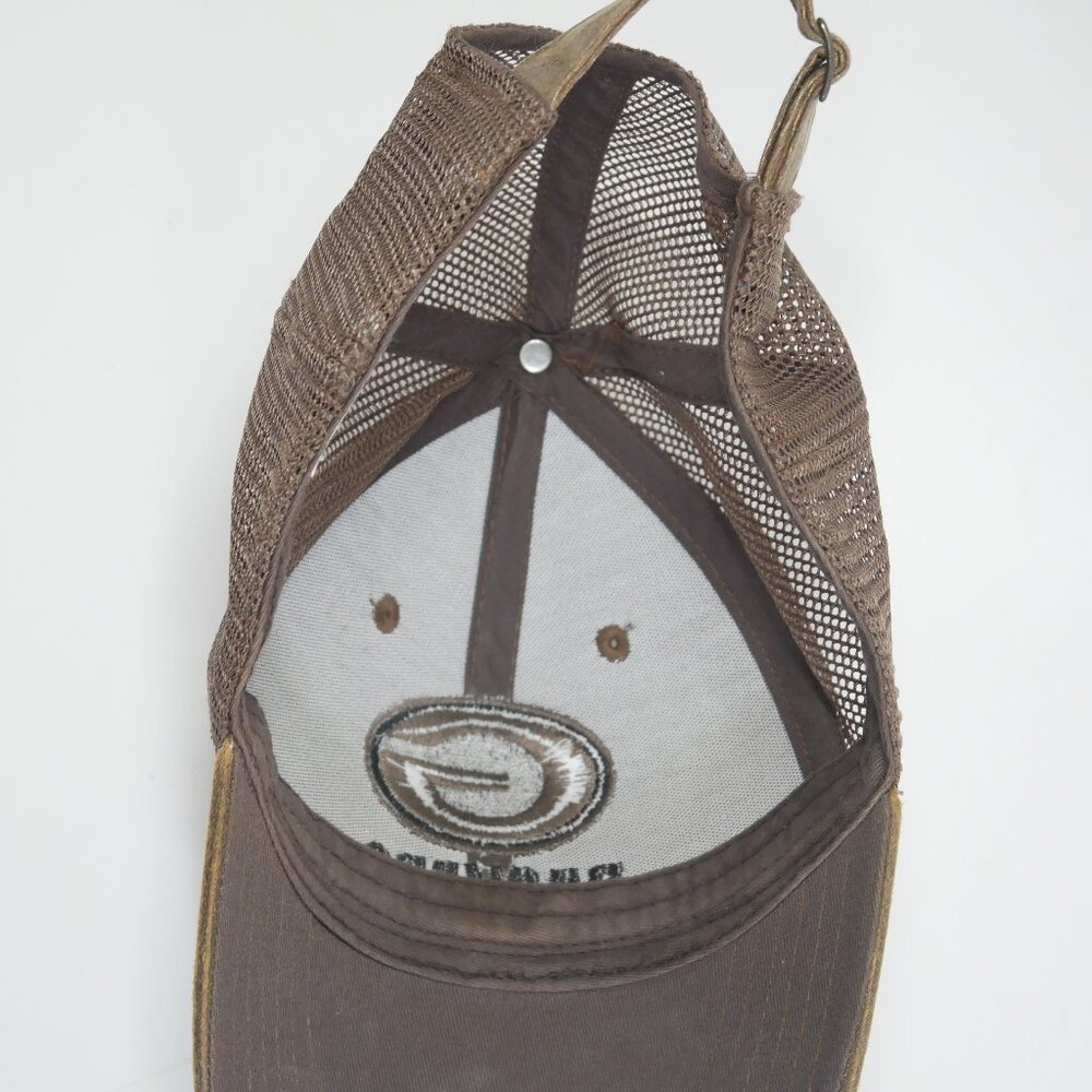 NFL Green Bay Packers Leather Baseball Cap Hat ~ Brown ~ One Size ~ Excellent! - Picture 4 of 6